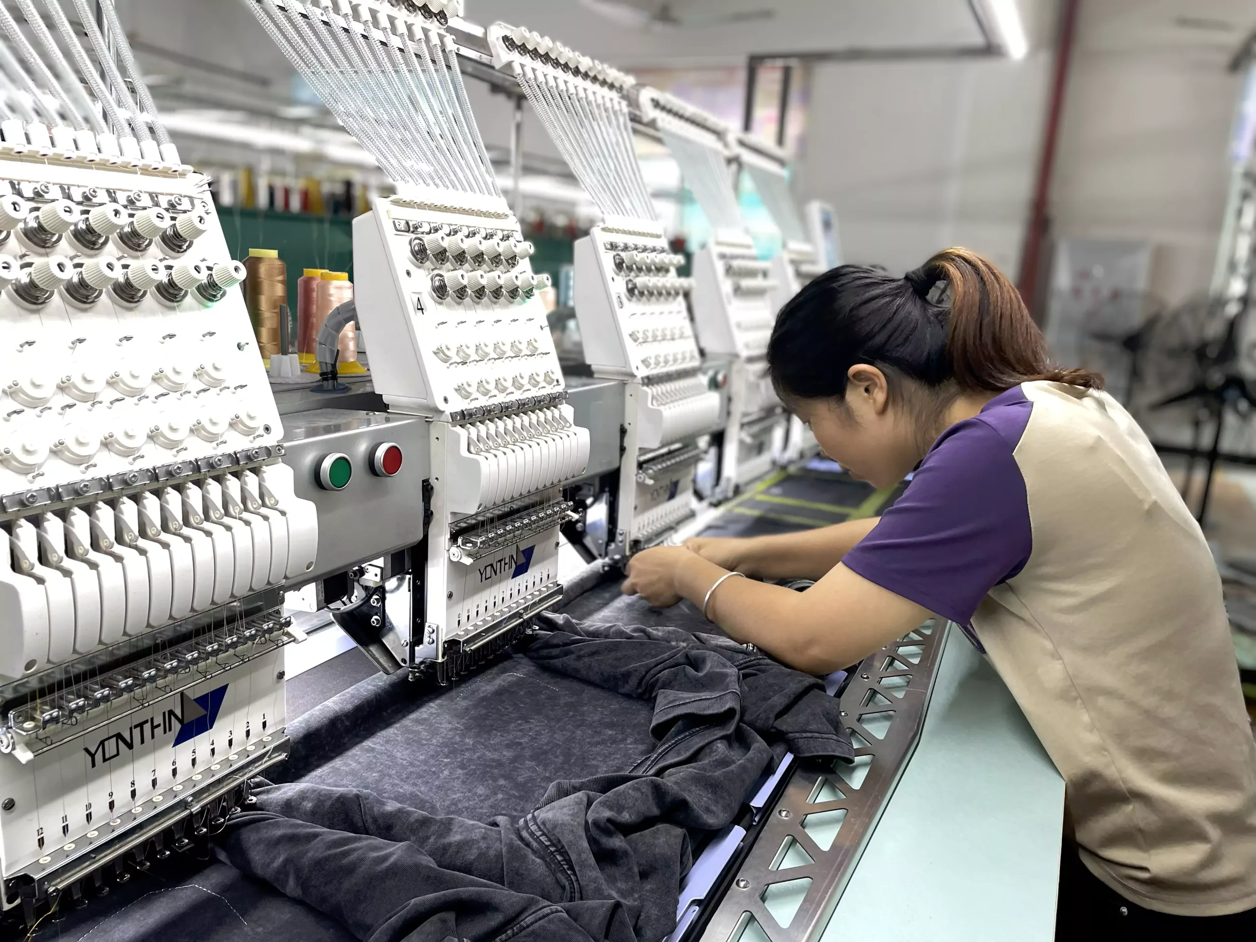 Modern garment factory in Dongguan