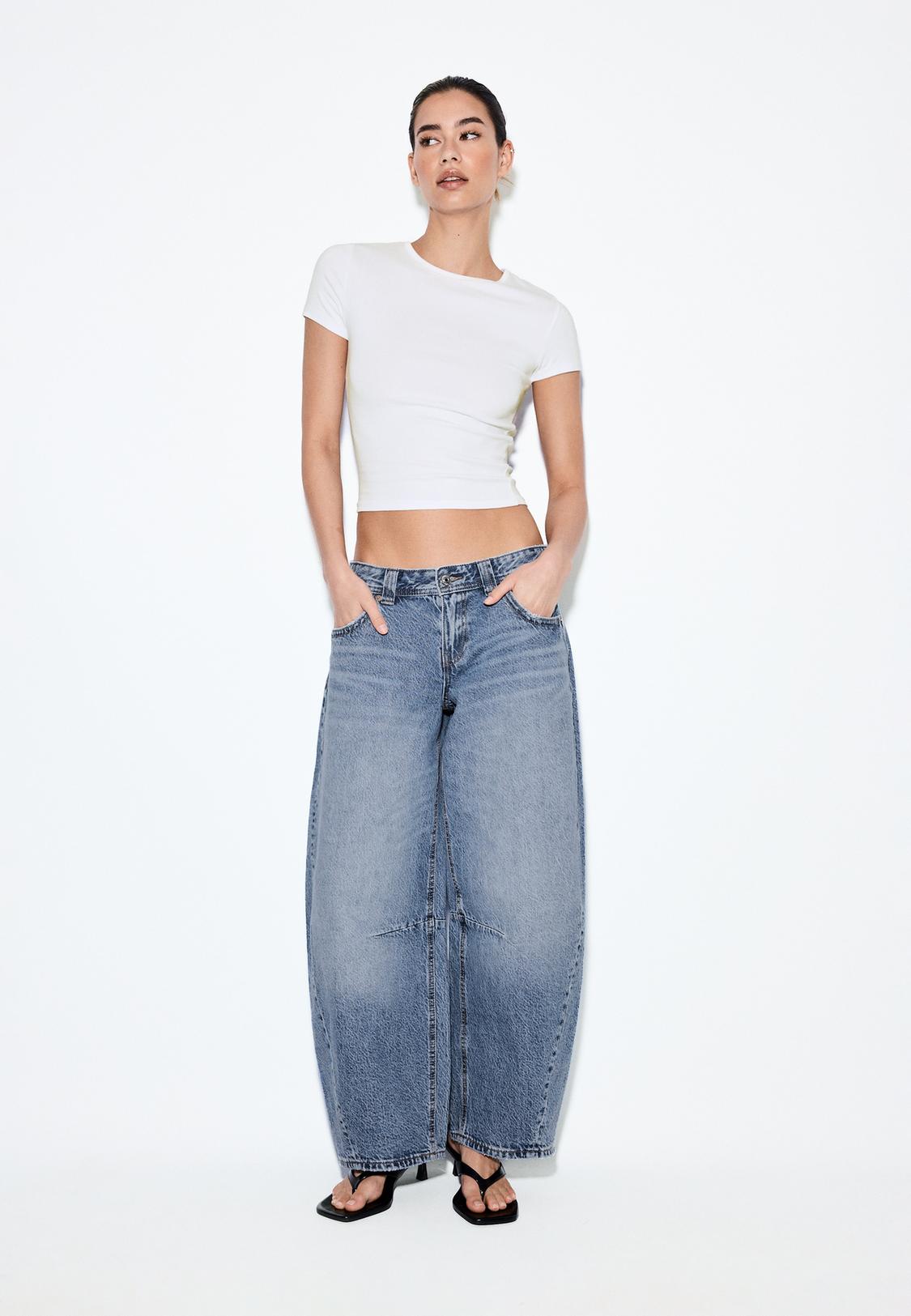 Barrel Jeans — Mid Rise
