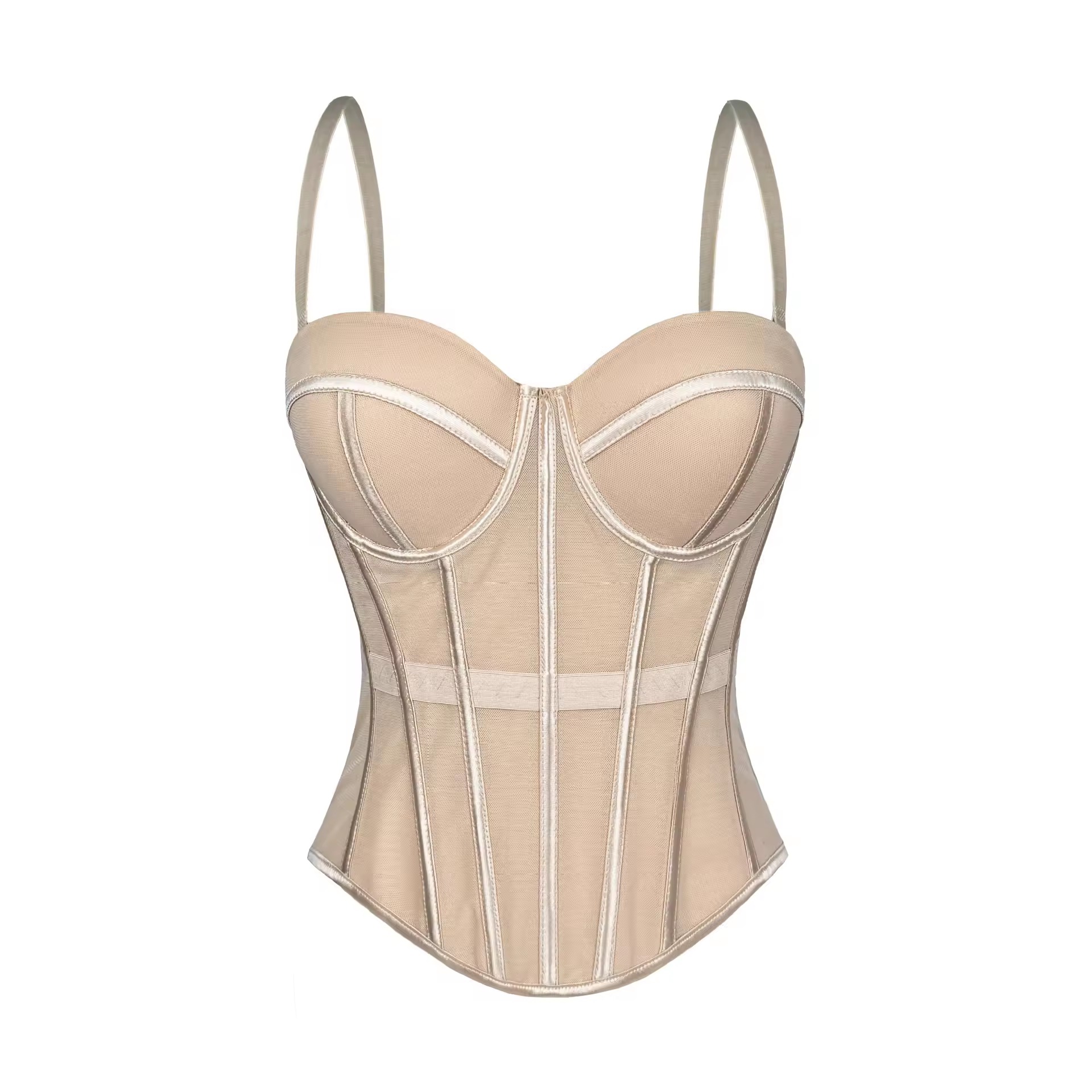 Burgundy Sculpt Lace Corset