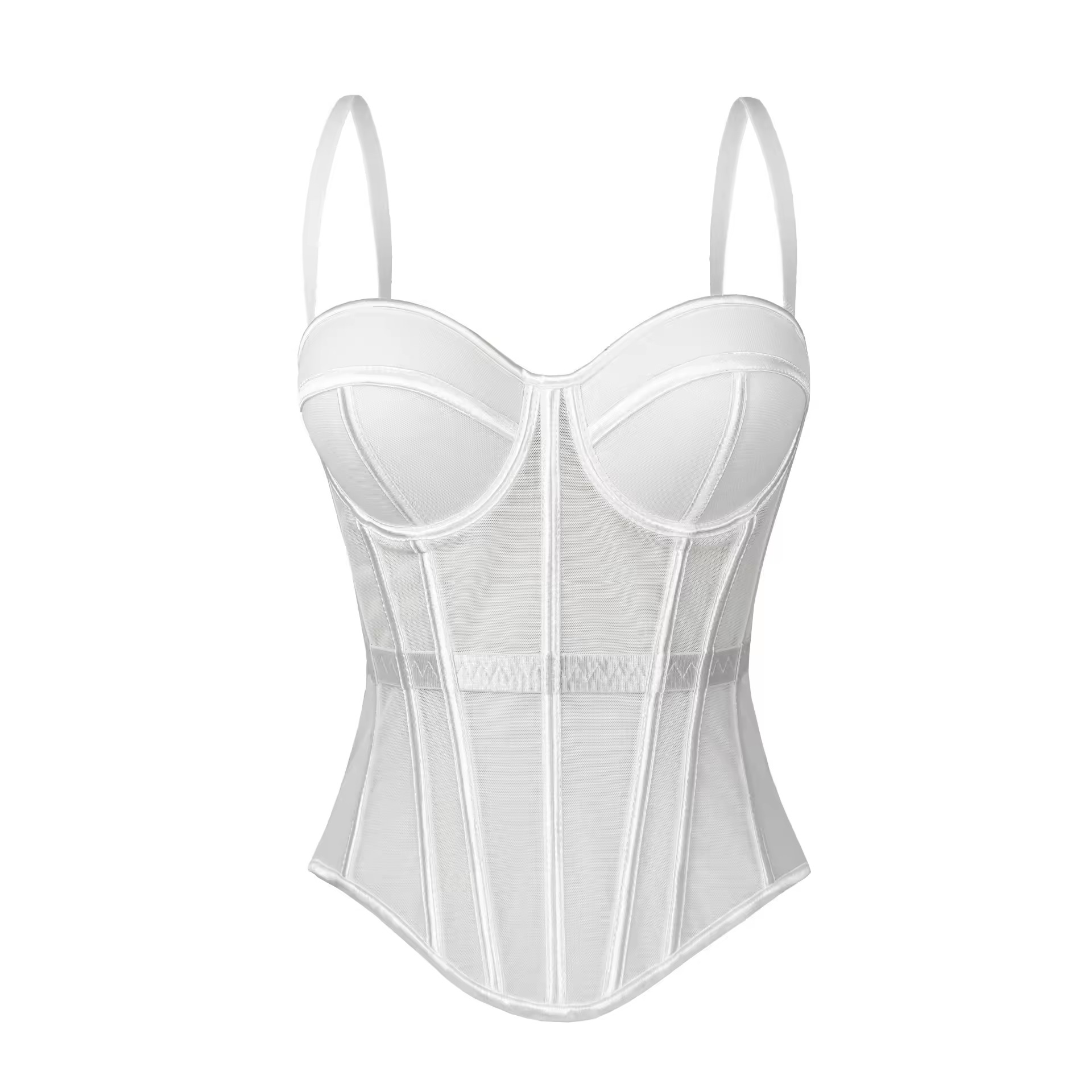 Burgundy Sculpt Lace Corset