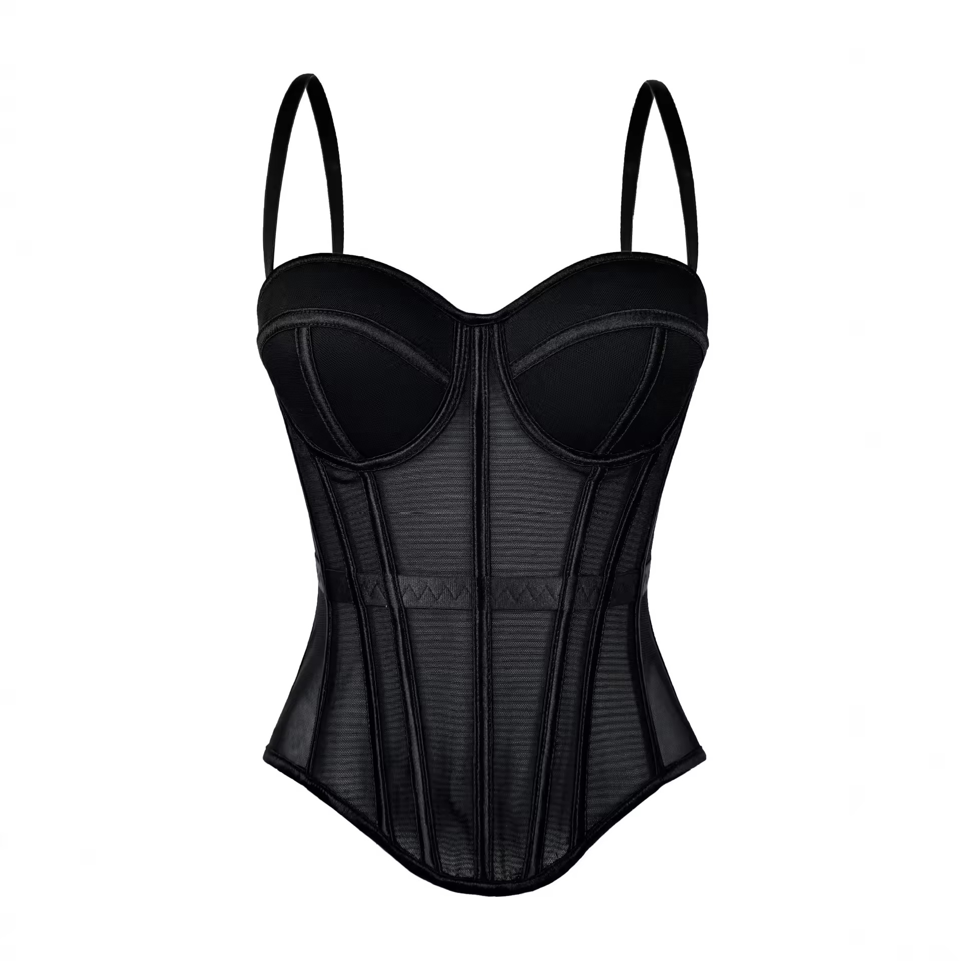 Burgundy Sculpt Lace Corset