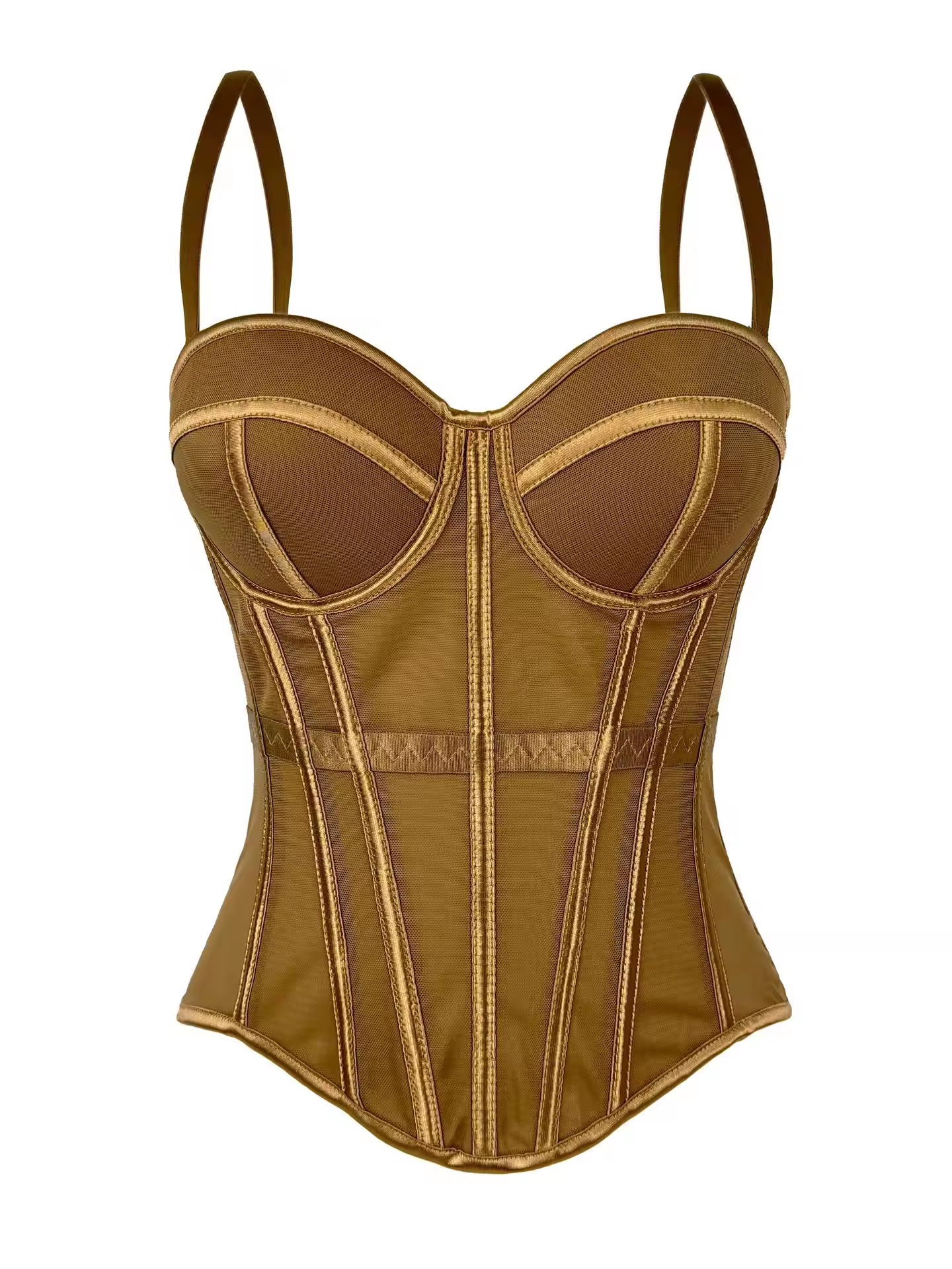 Burgundy Sculpt Lace Corset