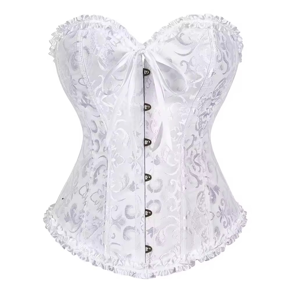 Noir Vintage Jacquard Corset