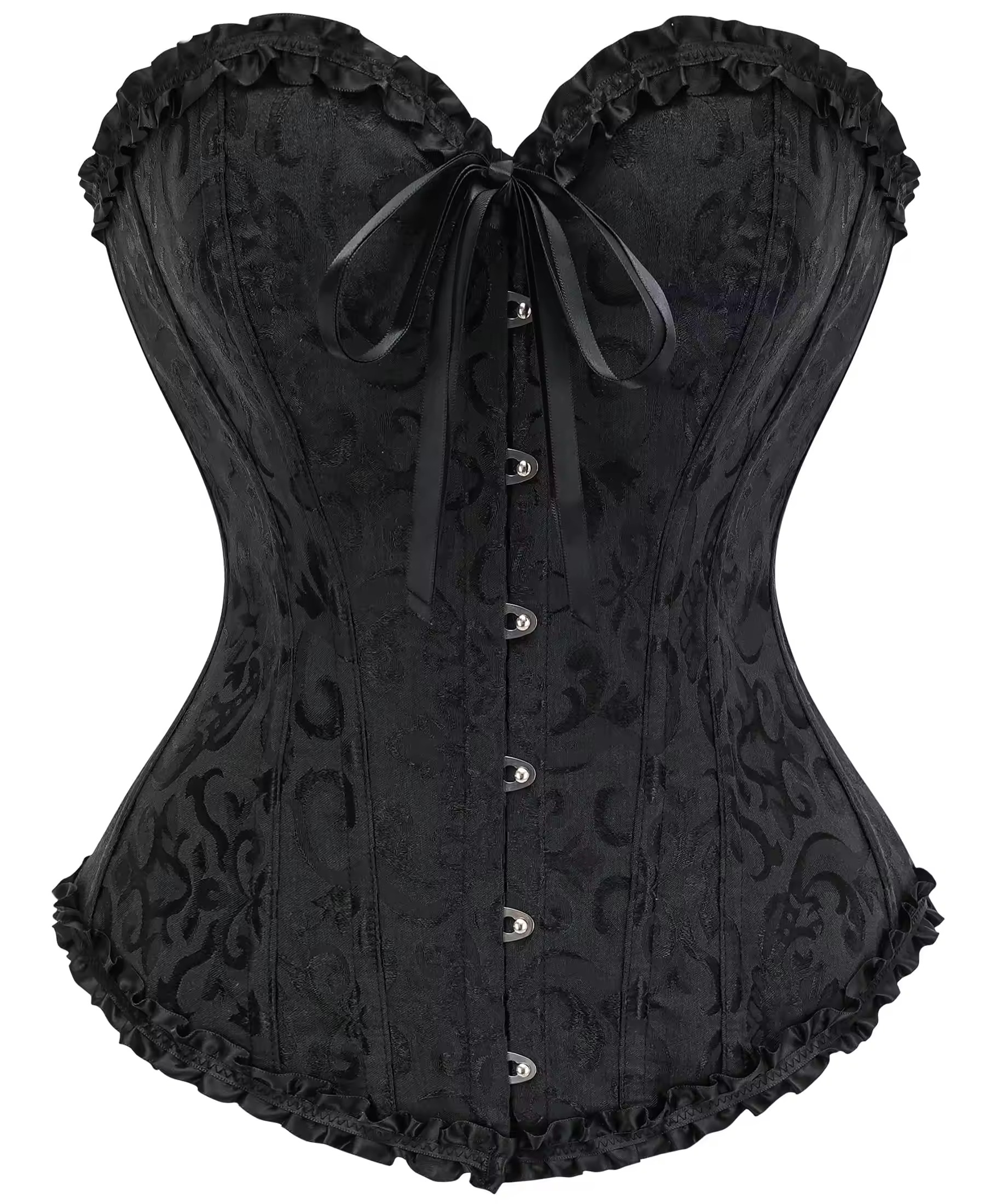 Noir Vintage Jacquard Corset