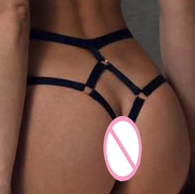 Scarlet Strappy Thong