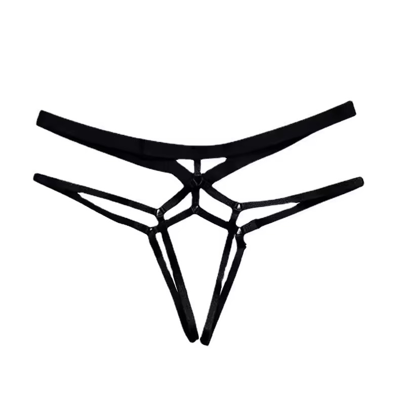 Scarlet Strappy Thong
