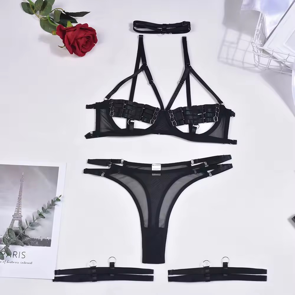 Violet Interlace Harness Set